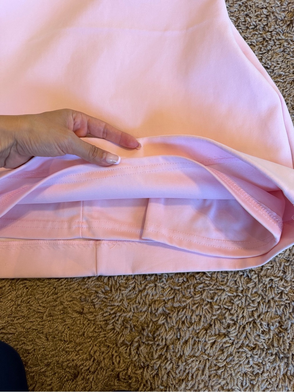 Light Pink Bodycon Mini Dress - Picture 6 of 7